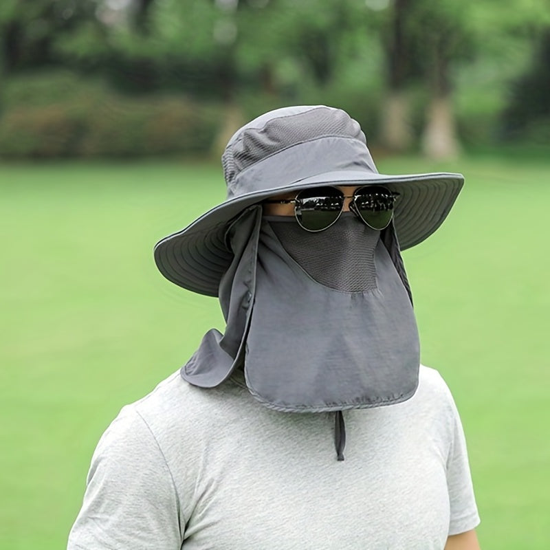 Unisex Quick Drying Sunshade Bucket Hat for Outdoor Travel
