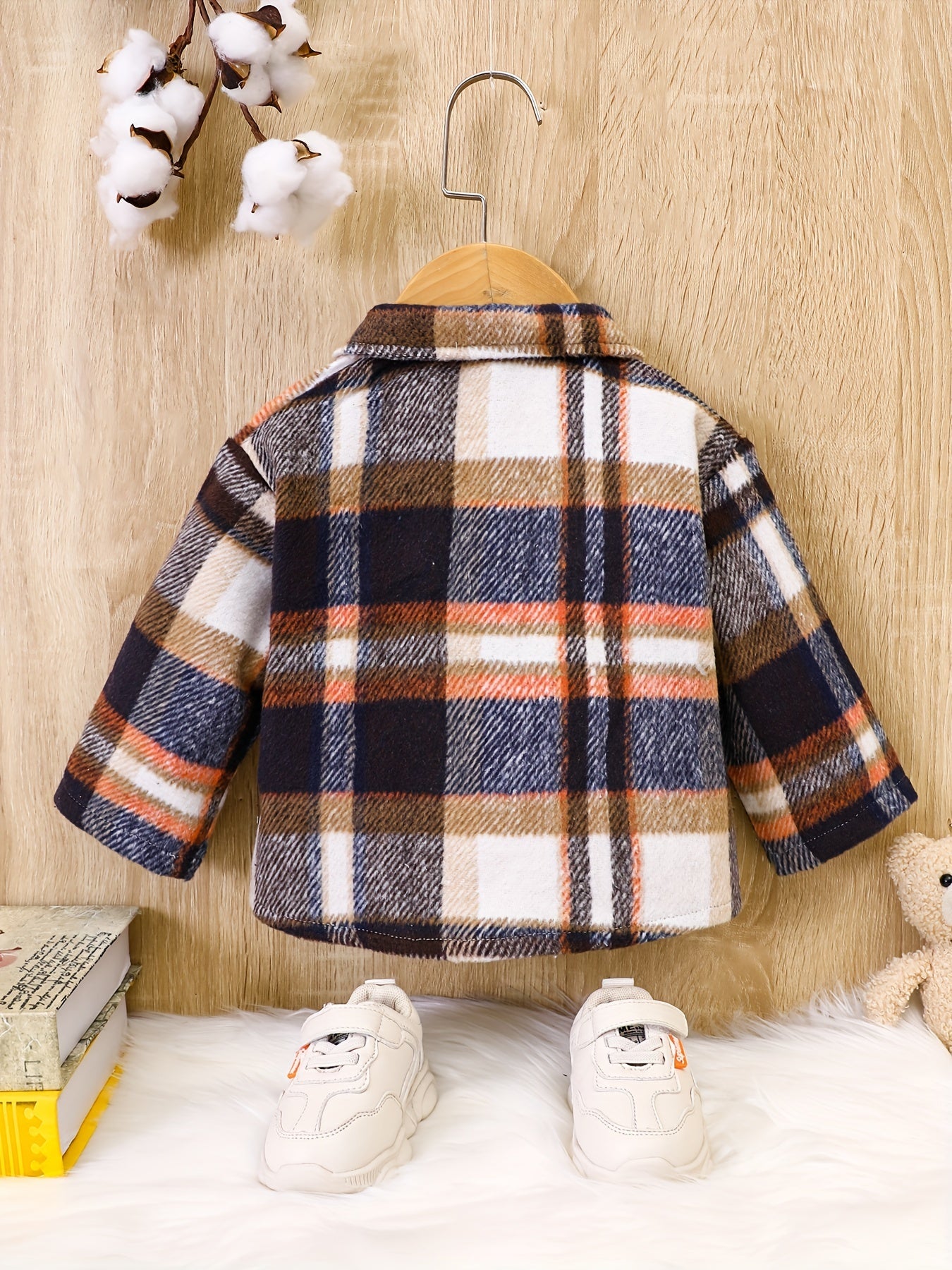 Plaid Button Down Shirt for Baby Boys