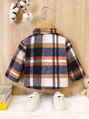 Plaid Button Down Shirt for Baby Boys