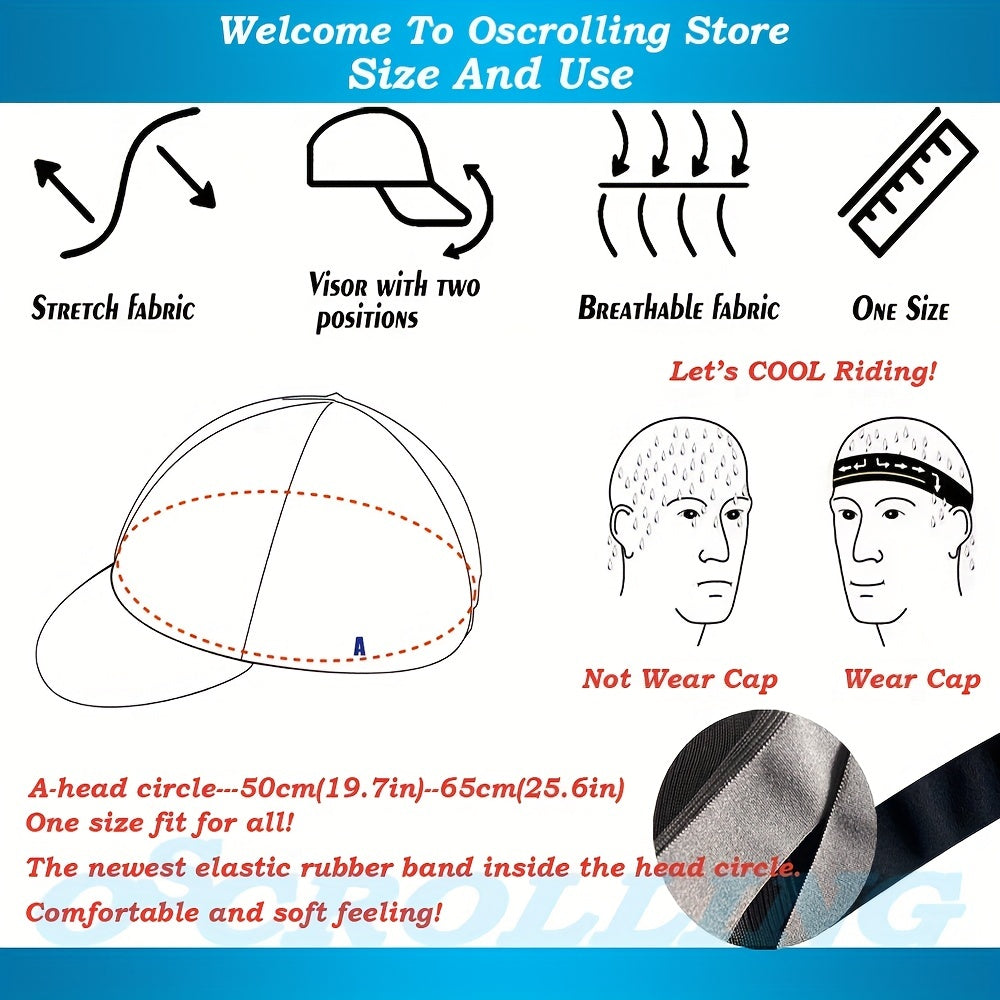 Stylish & Breathable Cycling Caps for Men & Women Quick Drying Gear