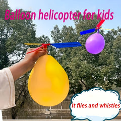 DIY Balloon Helicopter Toy Set for Kids