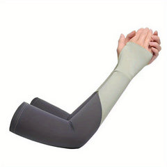 Summer Sunscreen Sleeves Ice Silk Sleeves Breathable Riding Sunscreen Gloves