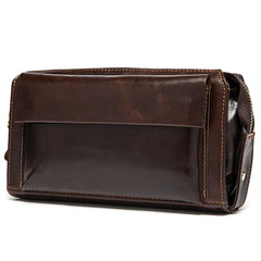 Genuine Leather Men's Wallet Long Section