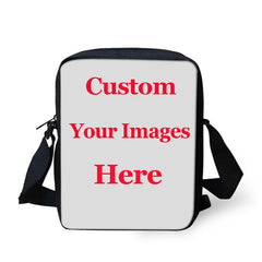 Teenager Kids Crossbody Bag Dinosaur Bicycle Pattern Messenger Bag Women Handbag