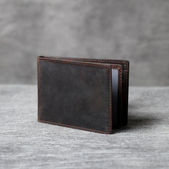 Retro Head Cowhide Driver's Pack Leather Multi-Card Pack