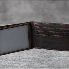 Retro Head Cowhide Driver's Pack Leather Multi-Card Pack
