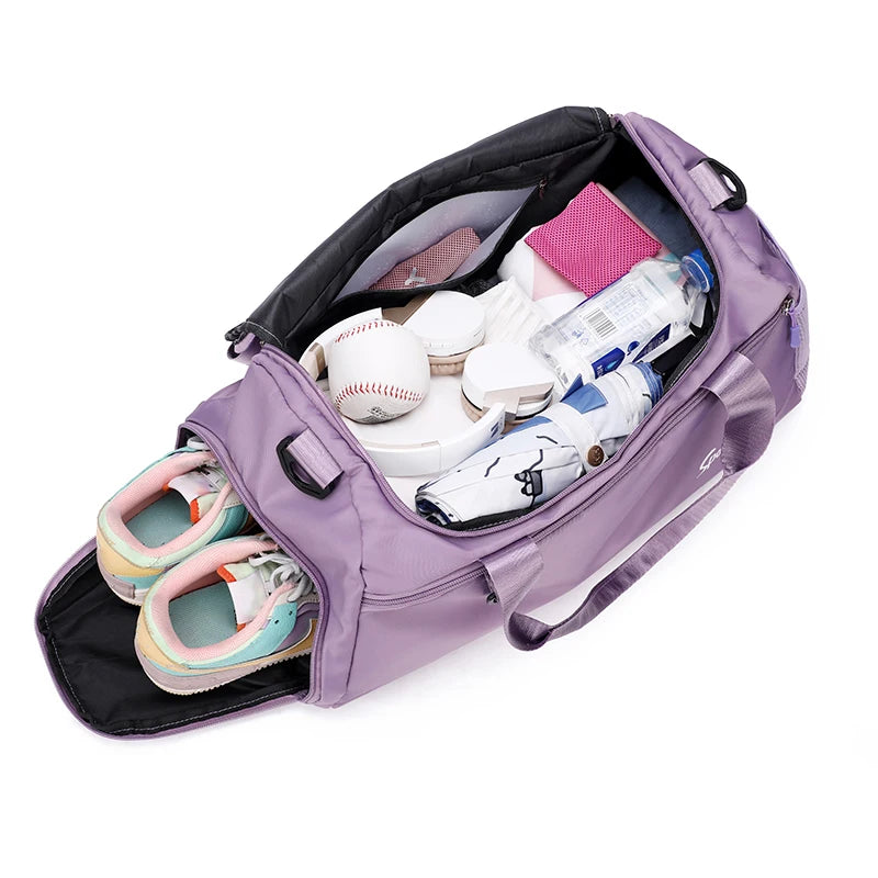 Large Women's Travel Bag for Sports Fitness and Casual Weekend