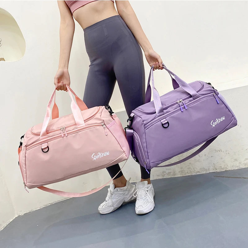 Large Women's Travel Bag for Sports Fitness and Casual Weekend