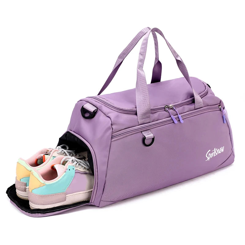 Large Women's Travel Bag for Sports Fitness and Casual Weekend