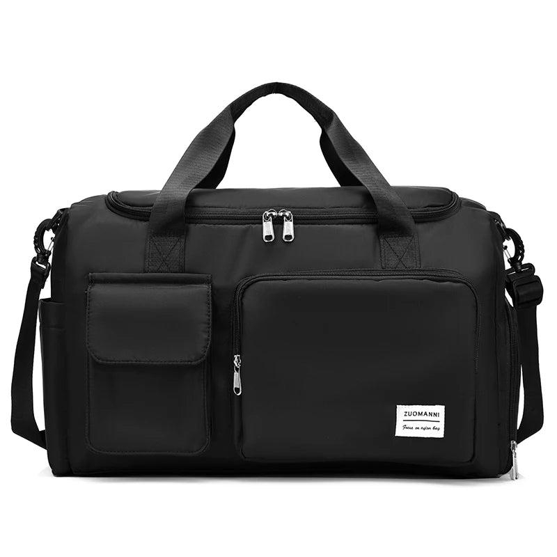 Waterproof Nylon Sports Gym Bag Large Capacity Shoulder Bag for Women