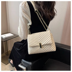 ASHINE V Striped Women Bags Wave Pattern Purses and Handbags