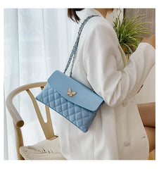ASHINE Small Clutch Bag Chains Butterfly Handbag for Women