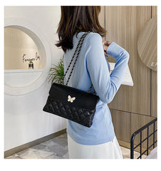 ASHINE Small Clutch Bag Chains Butterfly Handbag for Women