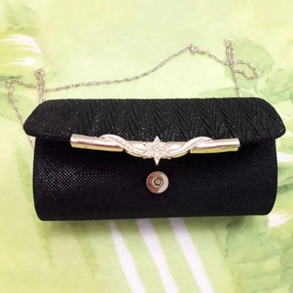 AUAU Glitter Evening Bag Wedding Clutch Chain Shoulder Handbag