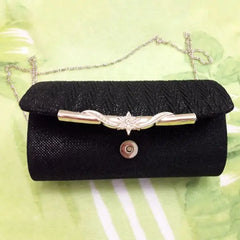 AUAU Glitter Evening Bag Wedding Clutch Chain Shoulder Handbag