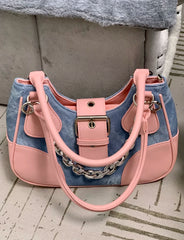Underarm Bag Retro Style Casual Chain Handbag Sweet Shoulder Bag