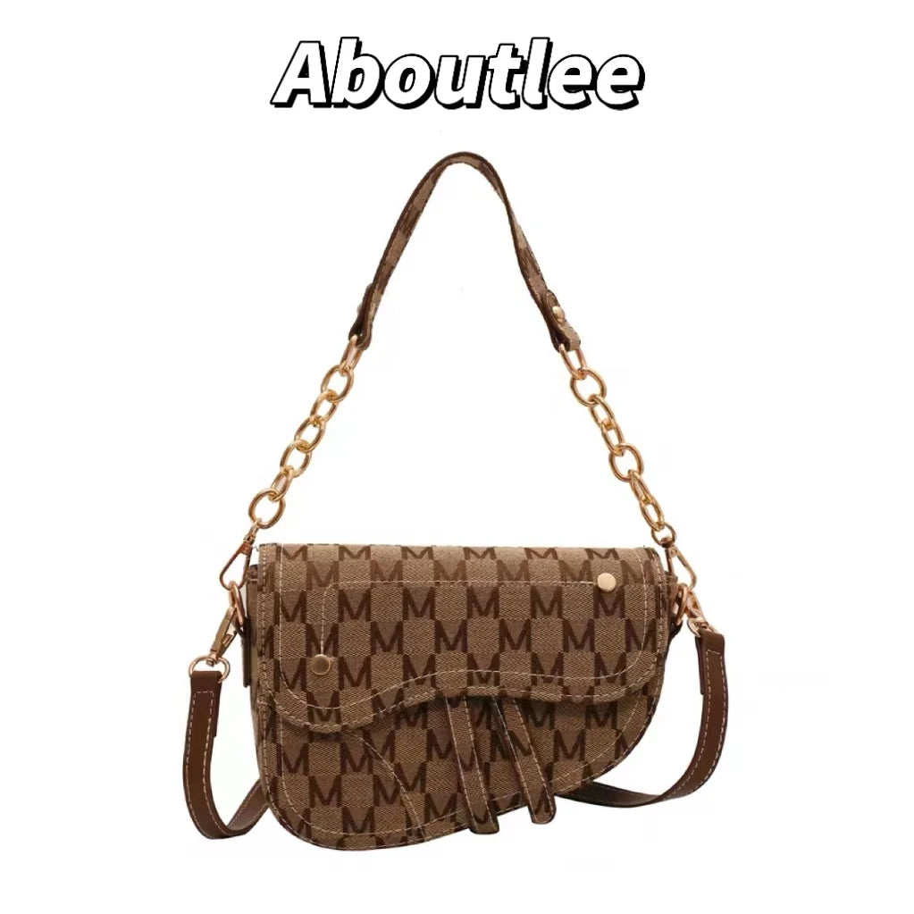 Vintage Women Shoulder Bag Casual Denim Crossbody Bag