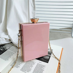 Acrylic Perfume Bottle Shape Clutch Shoulder Bag