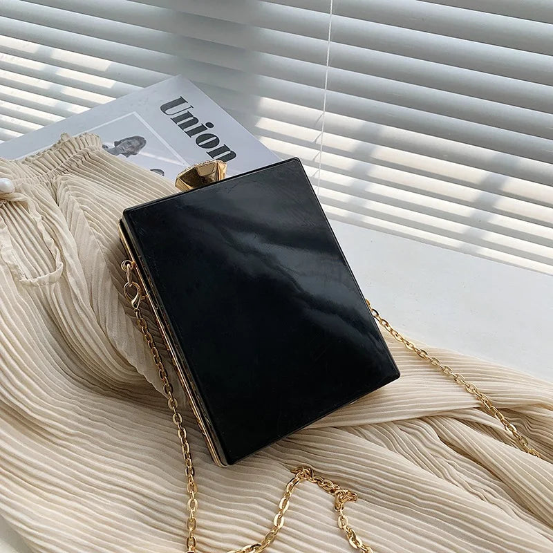 Acrylic Perfume Bottle Shape Clutch Shoulder Bag