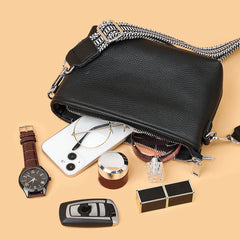 Cowhide Leather Handbag Women's Tote Shoulder Bag Crossbody Purse Satchel