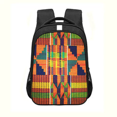 Kids Afro Woman School Backpack Bookbag