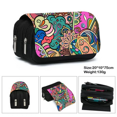 African Women Style Pencil Bag Stationery Supply Holder Gift