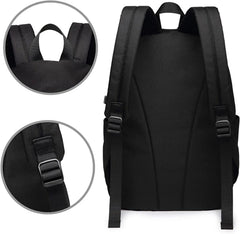 Purple Hair African Women Laptop Backpack with USB Port