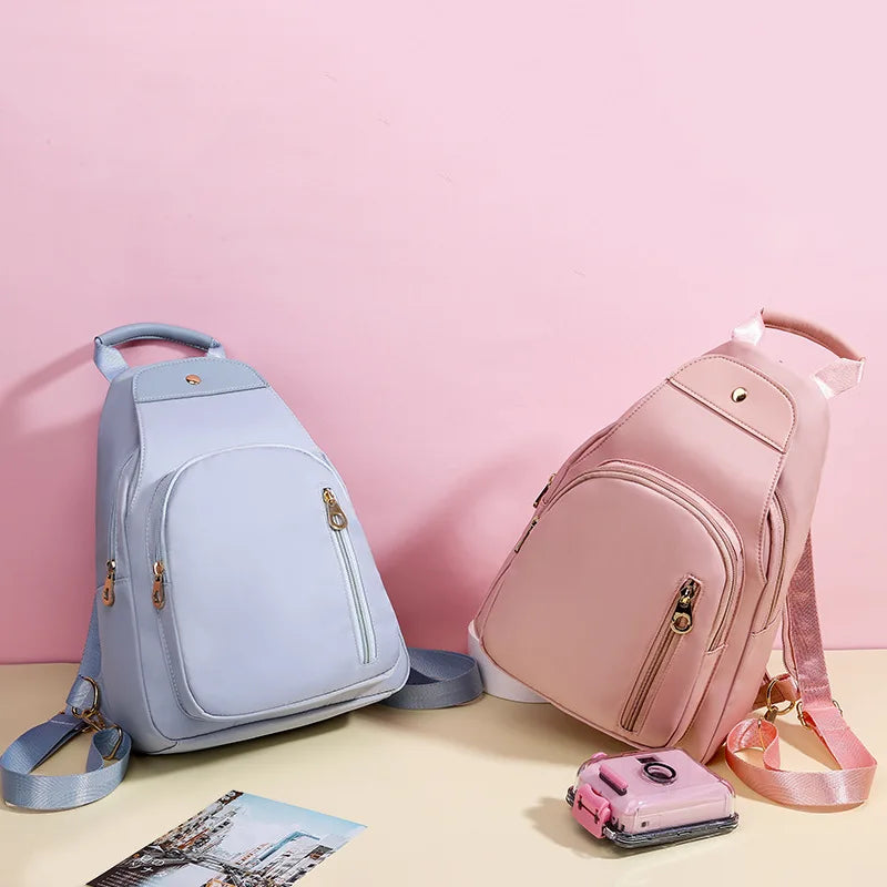 Small Waterproof Women Backpack for Girls - Oxford Material