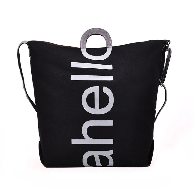 Letter Shoulder Bag Large-capacity Women's Messenger Bag
