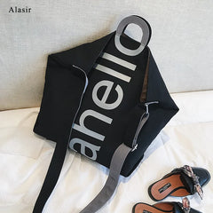 Letter Shoulder Bag Large-capacity Women's Messenger Bag