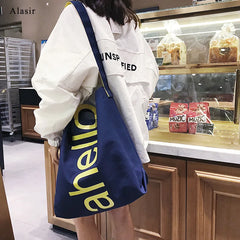 Letter Shoulder Bag Large-capacity Women's Messenger Bag