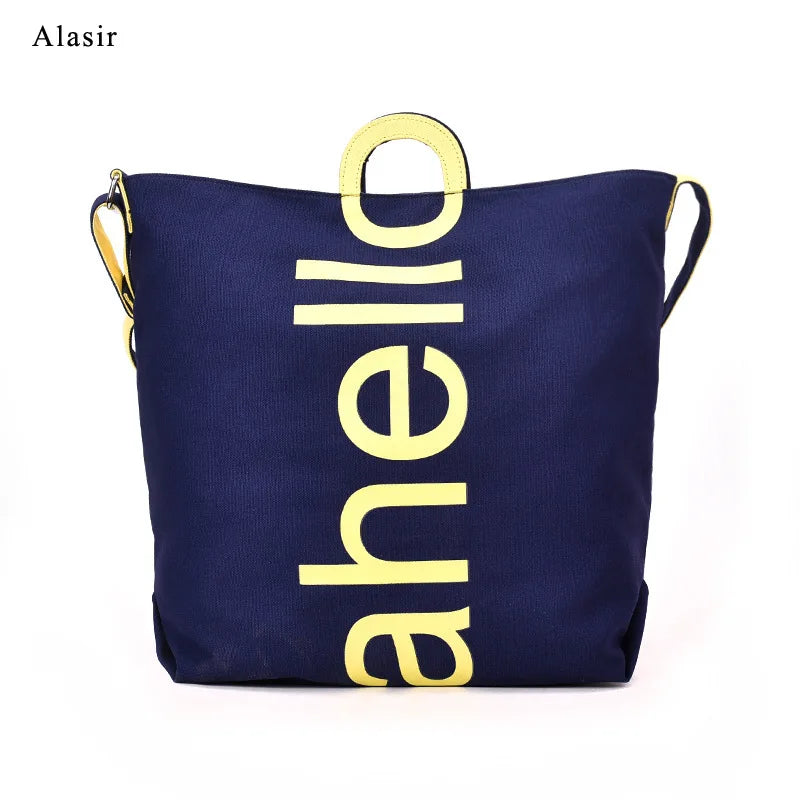 Letter Shoulder Bag Large-capacity Women's Messenger Bag