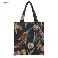 Vintage Canvas Handbag Women Shoulder Mini Casual Tote Bags