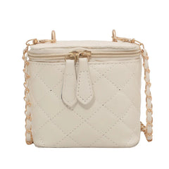 Rhombus Chain Shoulder Bag Mini Lipstick Pack