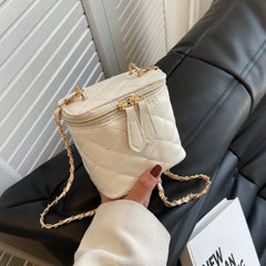 Rhombus Chain Shoulder Bag Mini Lipstick Pack