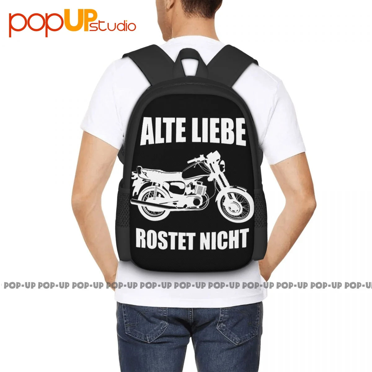 Alte Liebe Rostet Nicht Backpack - Large Capacity Print Softback