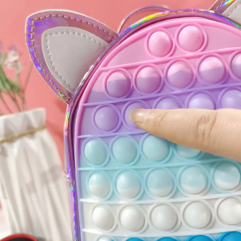 Amiqi Popping It Bubbles Back Pack Bag Water Resistant