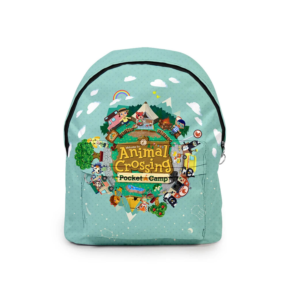 3D Print Animal Cartoon Student Backpack Waterproof Boys/Girls Travel Bag