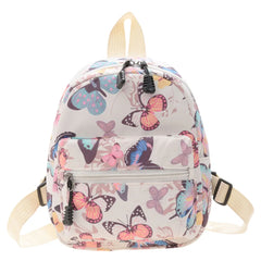Animal Printing Mini Women's Backpack Nylon Bag School Rucksack