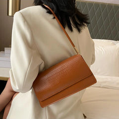 Animal Prints Shoulder Bag for Women Handbags PU Leather Female Underarm Bag