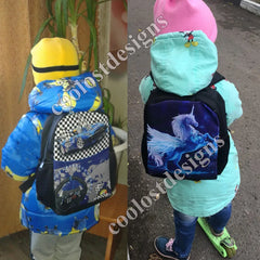 Anime Chainsaw Man Backpack for Kids Cosplay Schoolbag