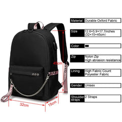Demon Slayer Backpack Wings of Freedom School Book Bags Travel Boys Girls