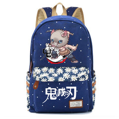Anime Demon Slayer Canvas Backpack Student Schoolbag Teenger Travel Laptop Bag