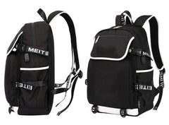 Demon Slayer Kamado Nezuko USB Backpack Bag School Bags Cosplay Men Student