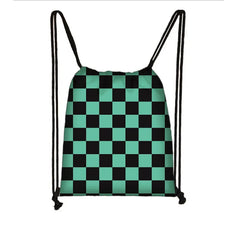 Demon Slayer Kimetsu No Yaiba Drawstring Bag Nezuko Tanjirou Backpack