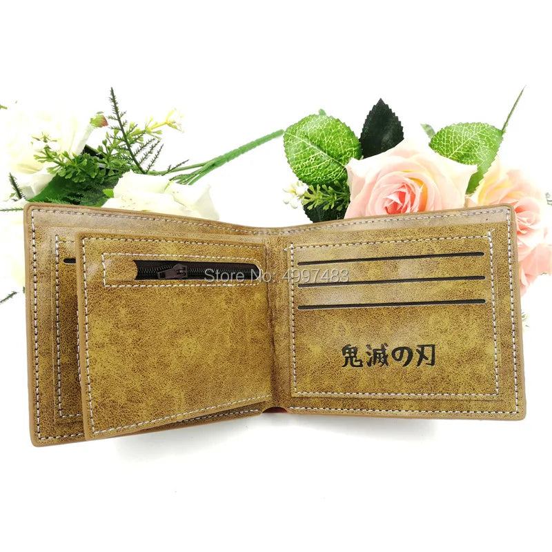 Demon Slayer Inosuke Short Wallet Men Women's Purse