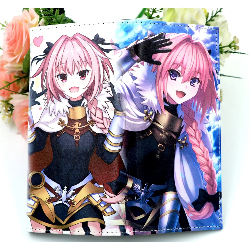 Fate/Grand Order PU Leather Wallet Long Purse for Men and Women