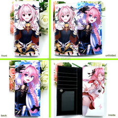 Fate/Grand Order PU Leather Wallet Long Purse for Men and Women