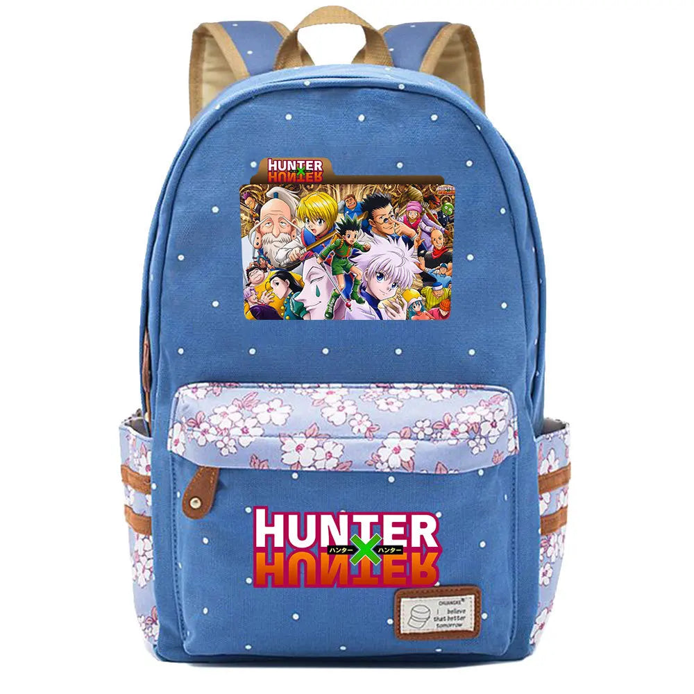 Anime Hunter Hunter Backpack Casual Student Schoolbag Travel Laptop Bag