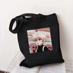 Hunter X Hunter Tote Bag Canvas Harajuku Handbag Anime Manga Shopping Bag